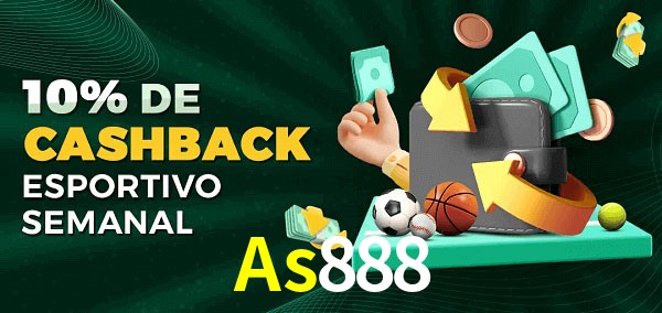 10% de bônus de cashback na As888